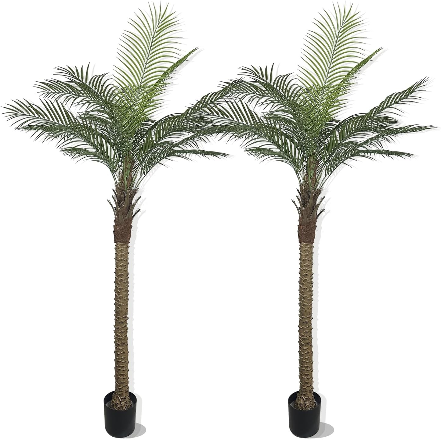 Artificial Palm Plant 3FT Fake Palm Tree W/ 9 Trunks Perfect 36inch Faux