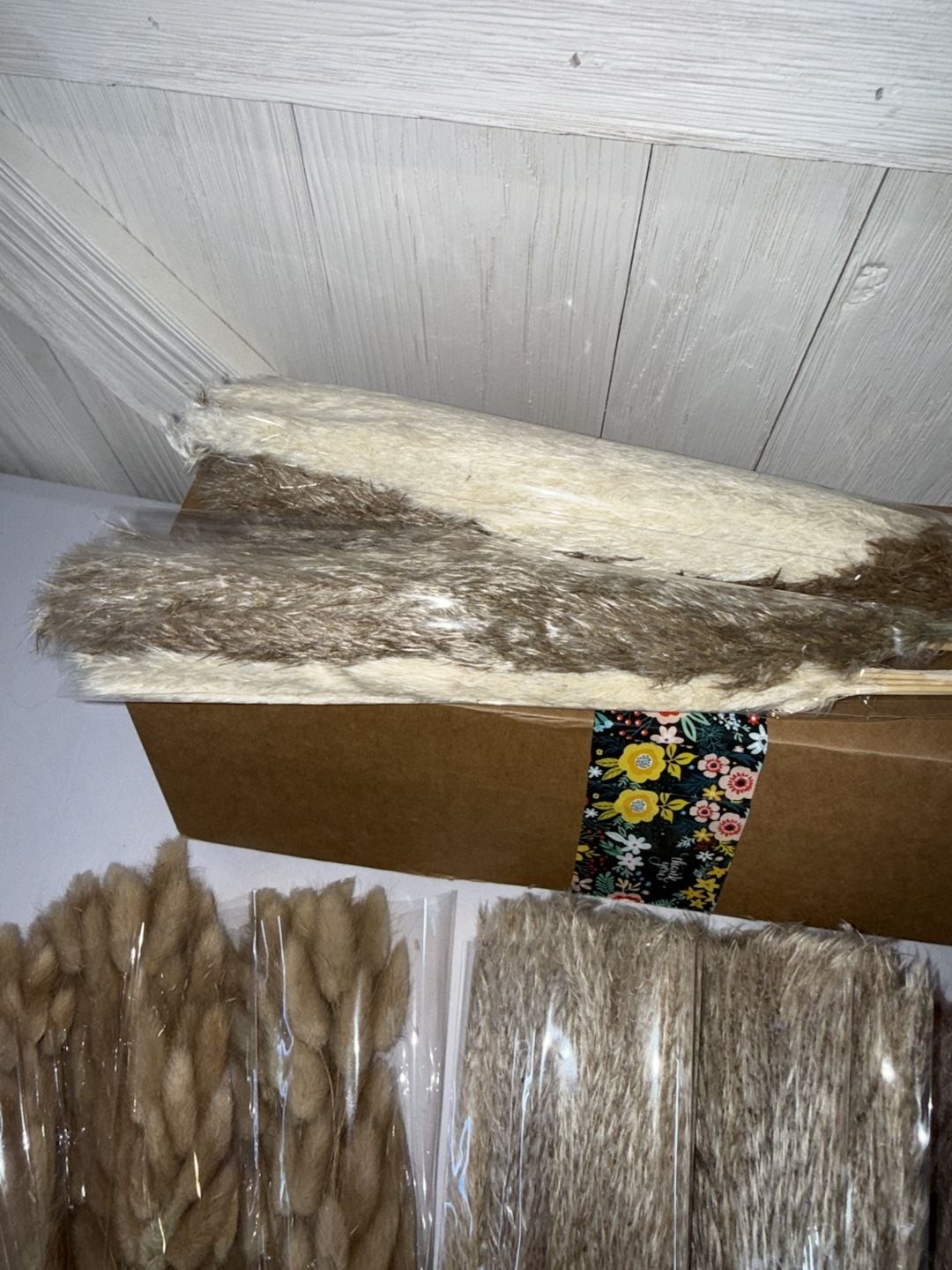 Assorted Dried Pampas Grass Decorative Bouquet