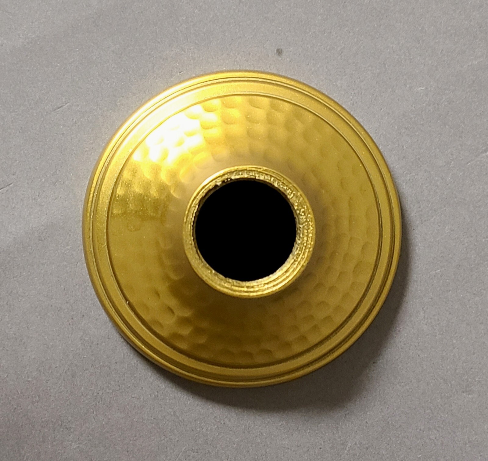 Compote Bowl 6″D 4″Hi Set/2 Revere Gold Finish Aluminum Hammered FREE SHIPPING