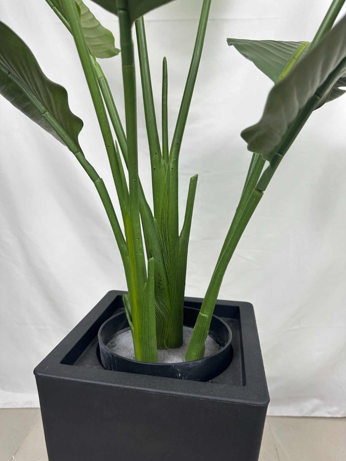 120cm Artificial Travelers Palm Large Bird of Paradise Floor Plant for HomeDecor
