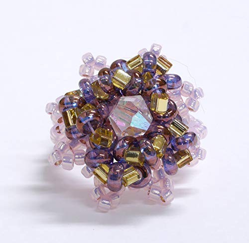 TOHO Bead Kit Stitch Academy Kit Herringbone Stitch Ring Angel Rose SKS1from JP
