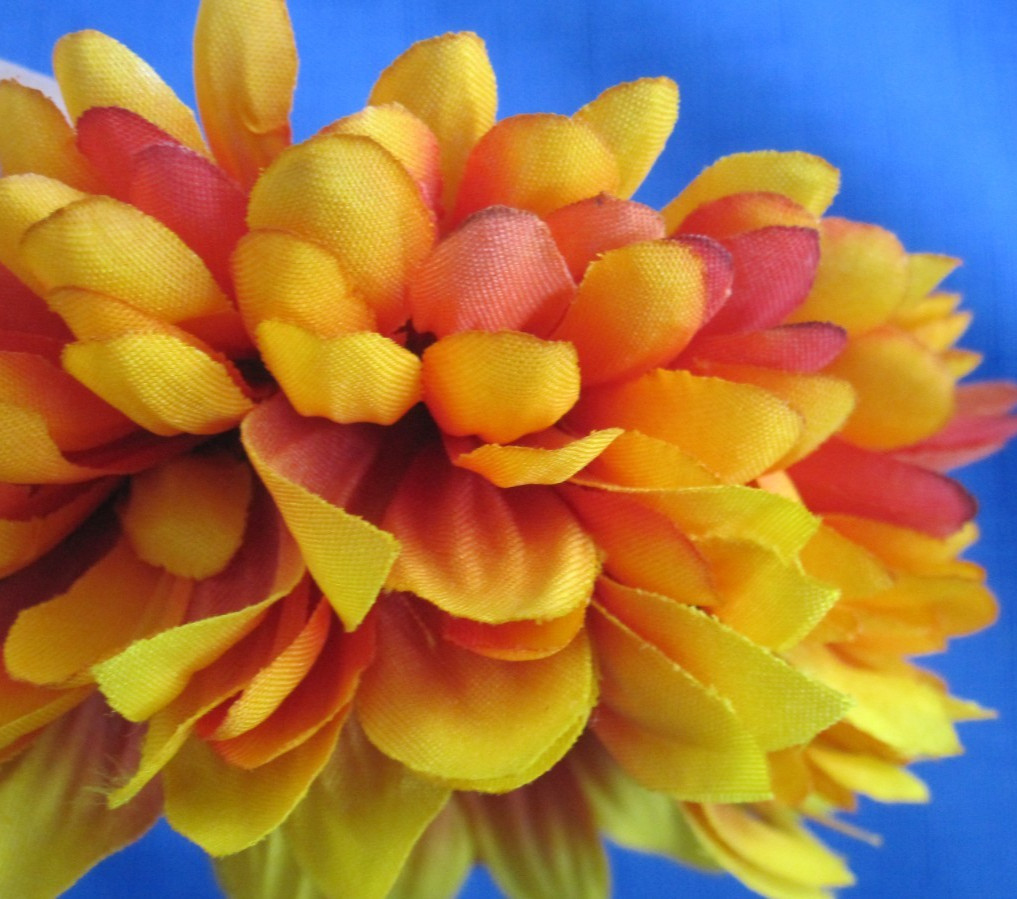 #3 Lot-12 Layers Used Silk Flower Petals 3.5-5″ Brads Multiple Colors Sizes
