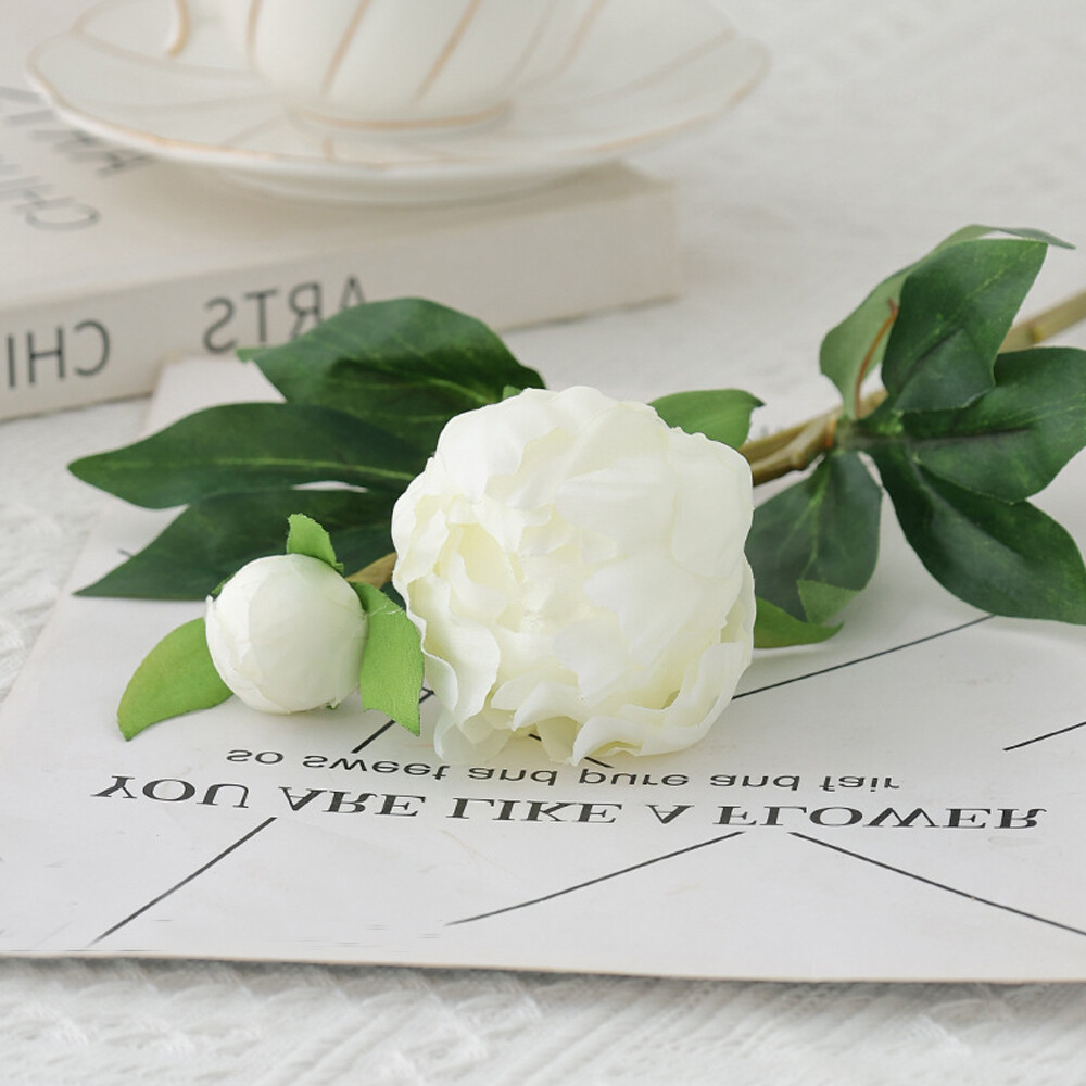 1Pc Artificial Peony Flower Bouquet Wedding Home Table Decor Arrange Fake Plant