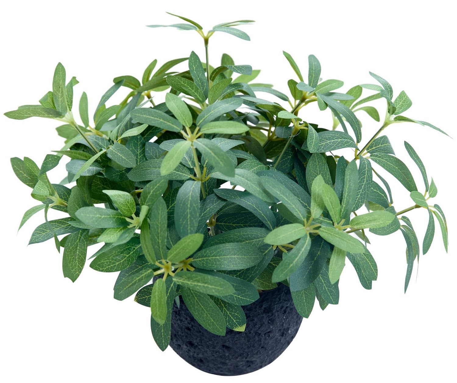 AlphaAcc 9.5″ Artificial Plants with Olive Leaves Real Looking Faux Plants Fa…