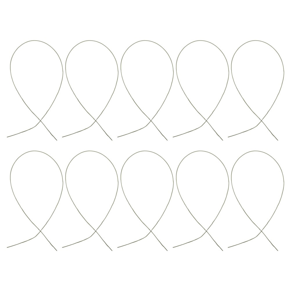10Pcs Flexible Artificial Grass Stems Durable for Wedding DIY and Model Making