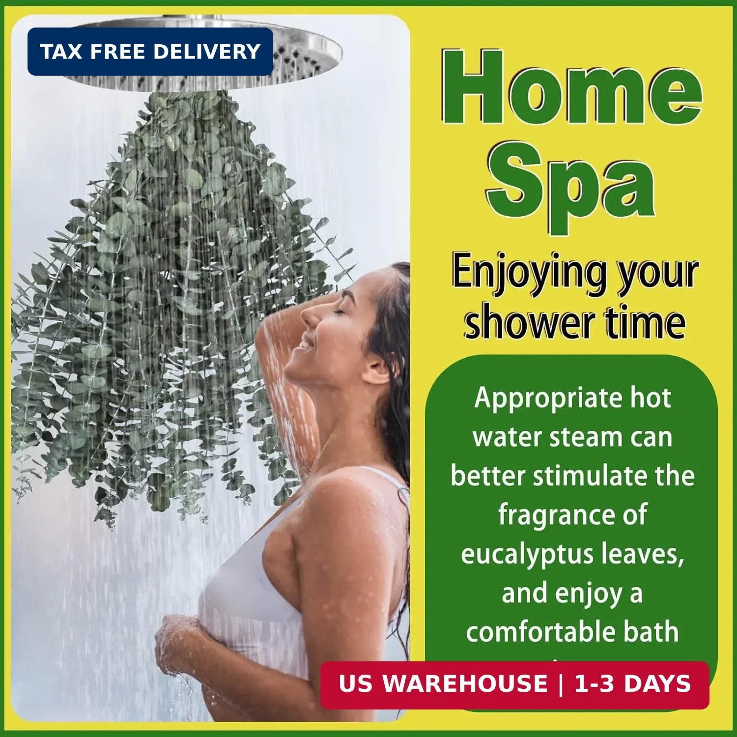11 PCS Real Dried Eucalyptus Stem for Shower & Bathroom Decor – 17” Large Natur