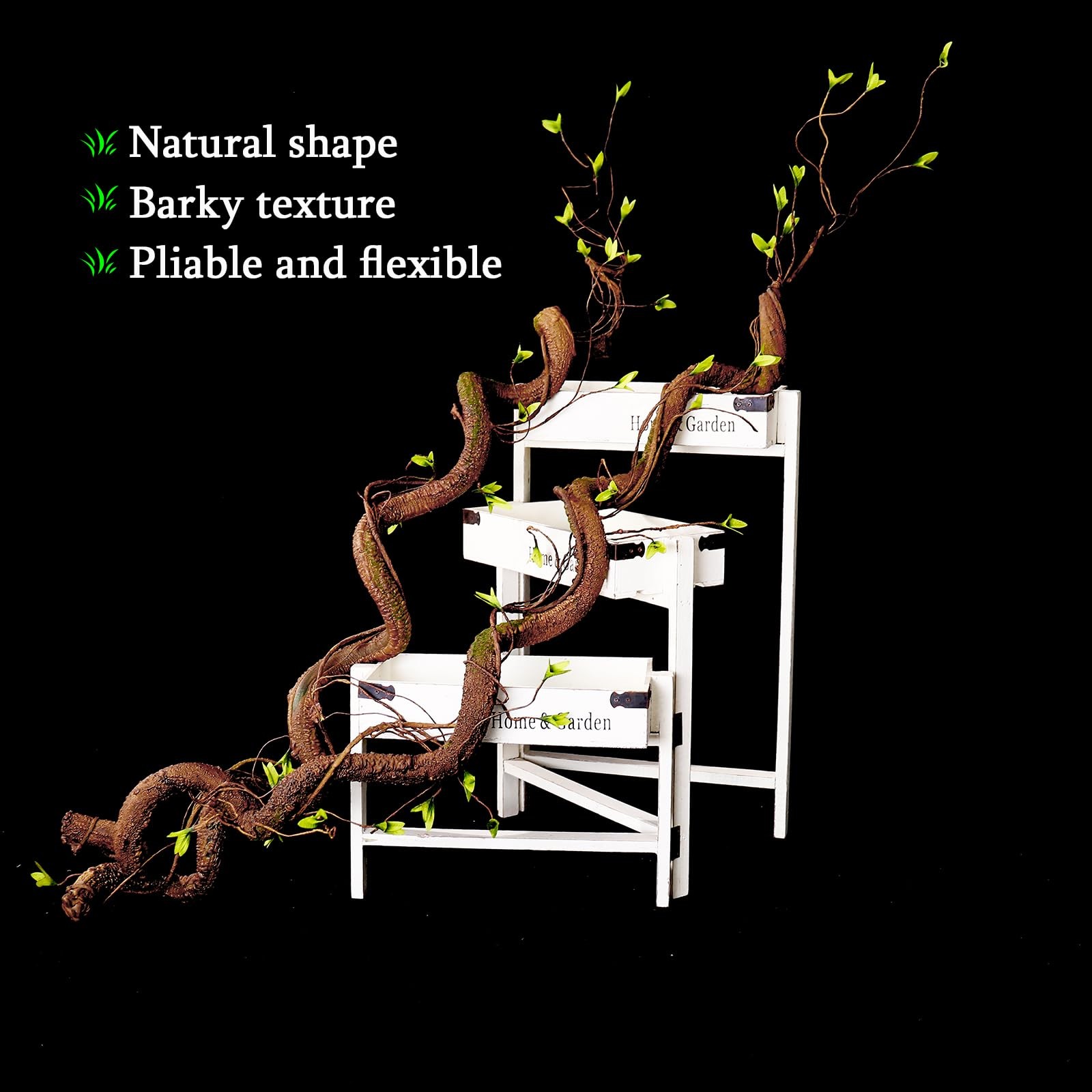 Artificial Tree Branch 63in Bendable Faux Wood Vine