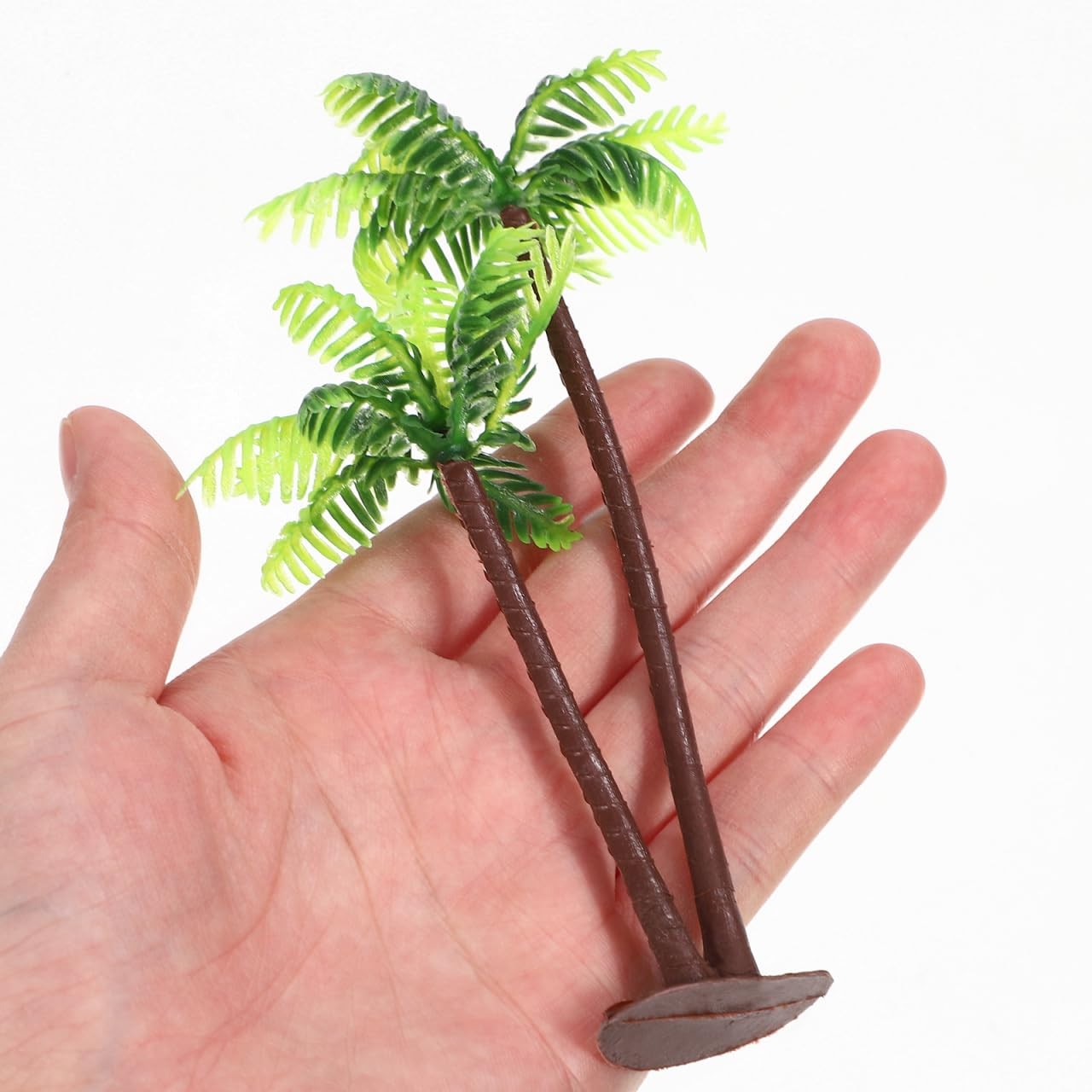 12 Pieces Miniature Coconut Tree Decoration Mini Palm Trees Figurines Palm Tr…
