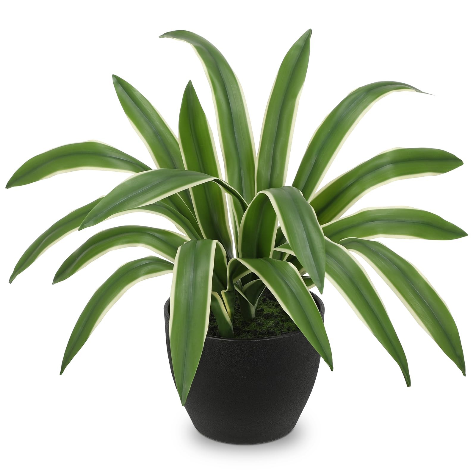 13.7 Inch Artificial Cymbidium Leaf Fake Spiked Agave Faux Succulent