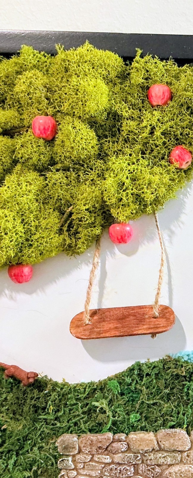 Preserved Moss Wall Art – Park in Black Frame Decor