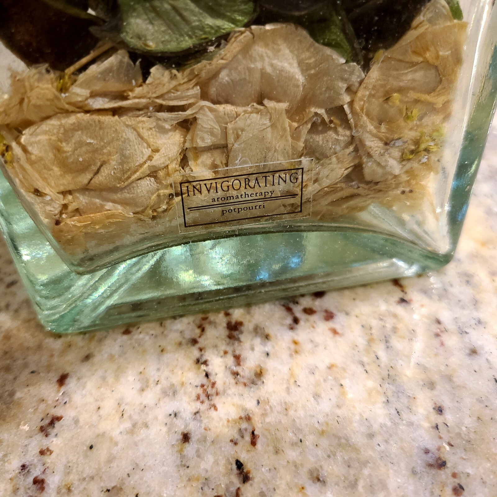 Dry Flowers Potpourri in Glass Bottle 6.5″ X 3.75″ Cork top