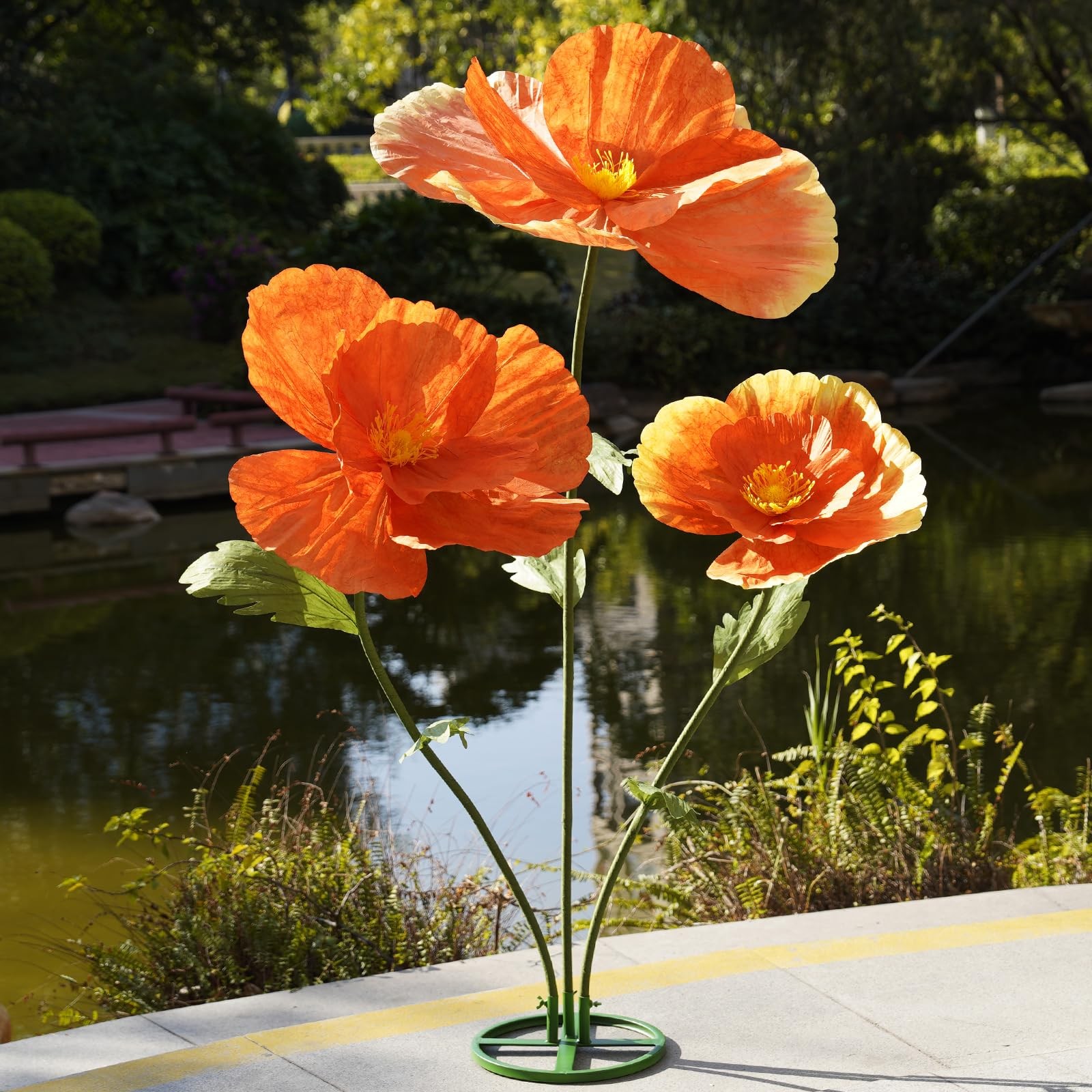 Giant Flowers,Oversized Artificial Flower with Gradient Petals,Large Floral D…