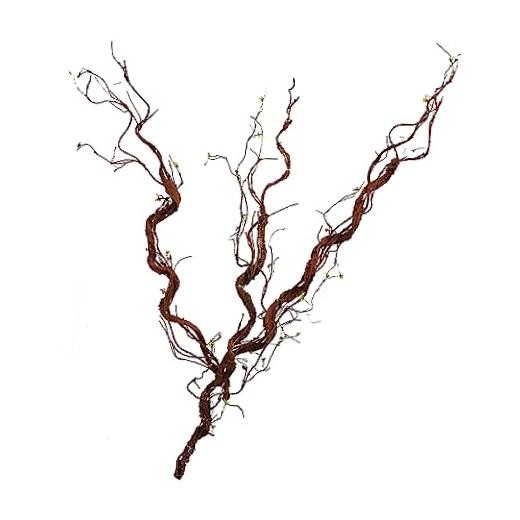 63″ Faux Tree Trunk Branch Wall Hanging Grape Vines Spooky Decor | Artificial
