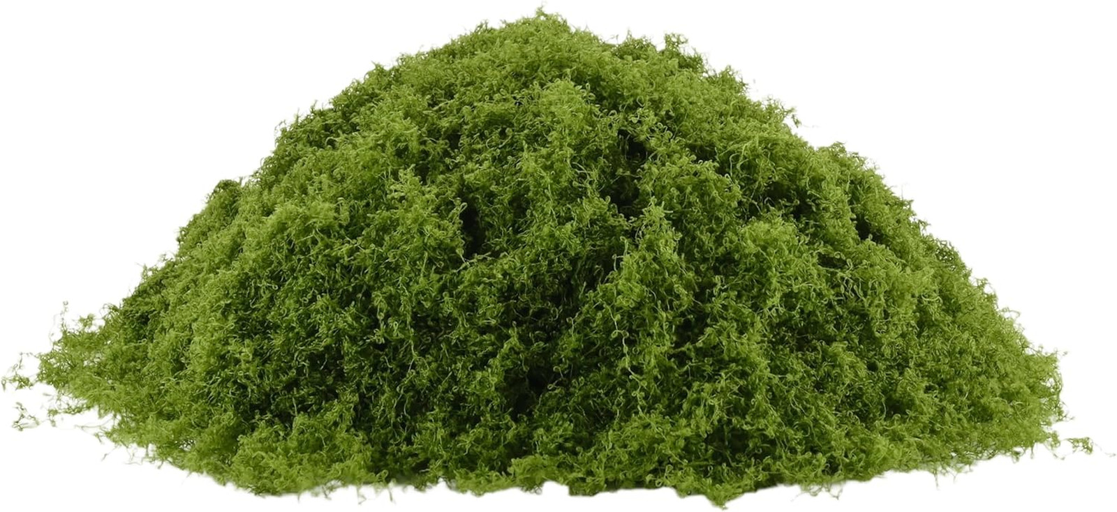 Green Simulated Moss, Forest Colored Filamentous Artificial Grass, Used for Land