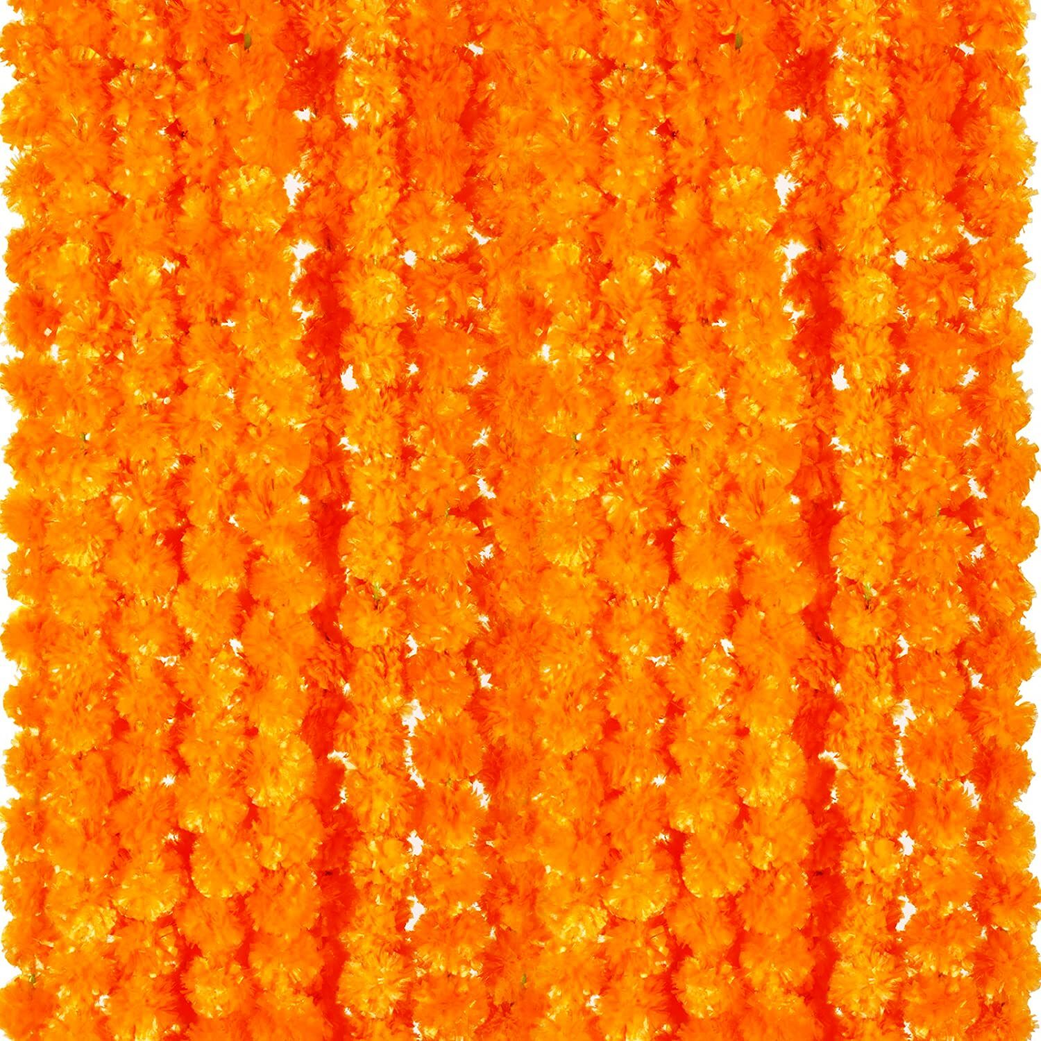 Marigold Garland Flower Strings Wholesale Lot Marigold Garland Flower