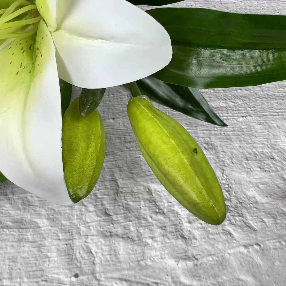 Silk for lily Single for stem 36cm for DIY Garland Entryway Decoration Event