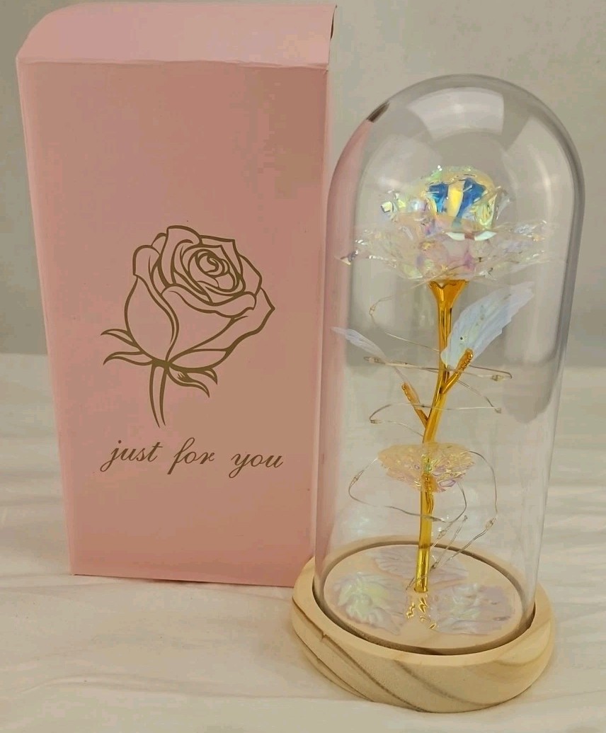 Mothers Day Rose Gift for Mom- Light Up Flowers Gifts For Women- Birthday Gift