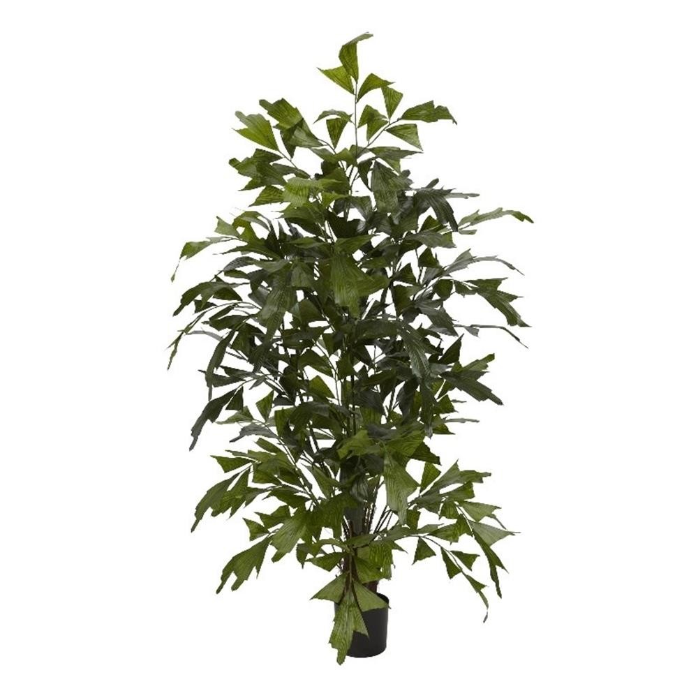 Nearly Natural 4.5ft Fishtail Palm Silk Tree in Green