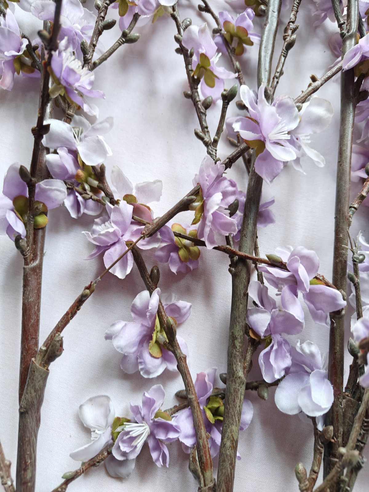 5Pcs Artificial Cherry Blossom Flowers 43 Inch Long Stem Cherry Blossom Lilac