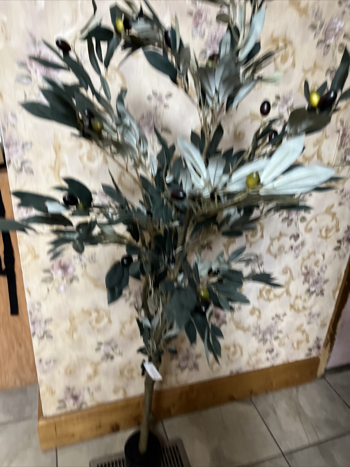 Olive Topiary Artificial Tree 5’ Home Garden Decor Valerie Parr Hill New