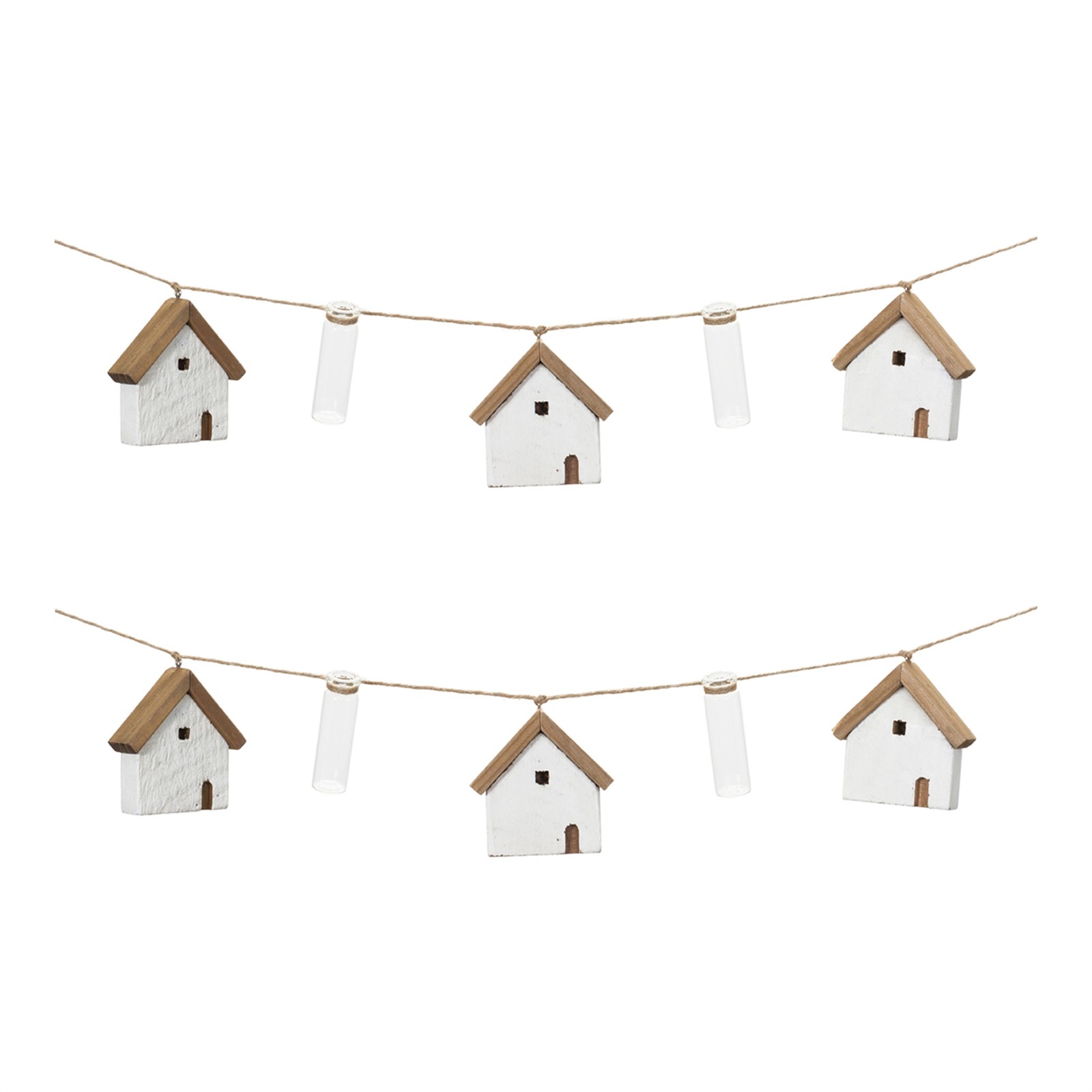 House and Tube Vase String Garland (Set of 2)