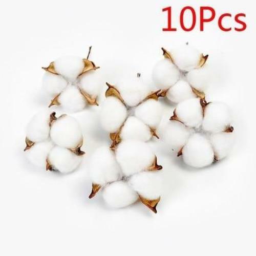 Natural Cotton Artificial Flower – 1 Piece