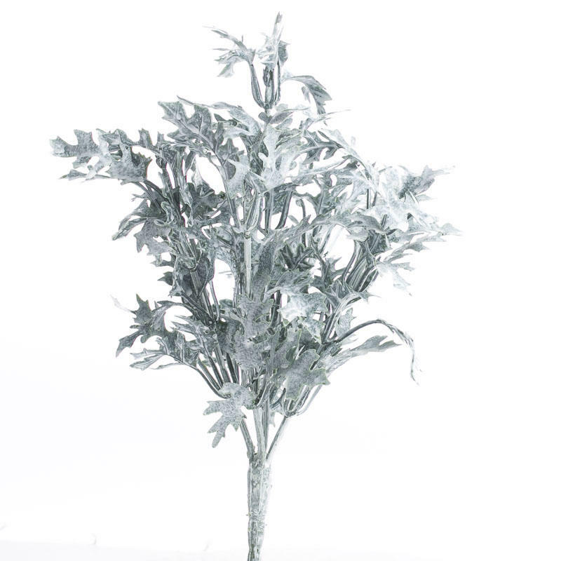 Factory Direct Craft Artificial Green Dusty Miller Embellishing Bush