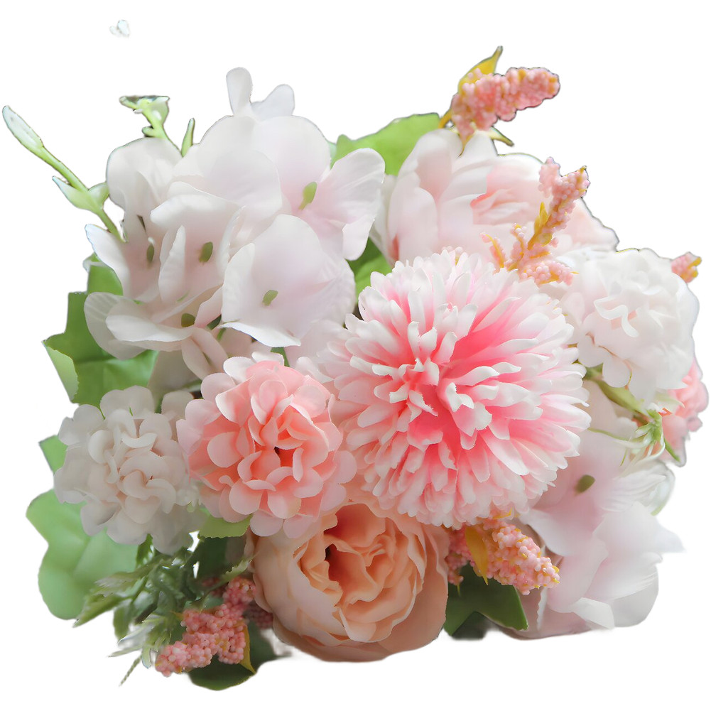 Nordic Style Artificial Silk Flower Bouquet for Wedding Home Decoration