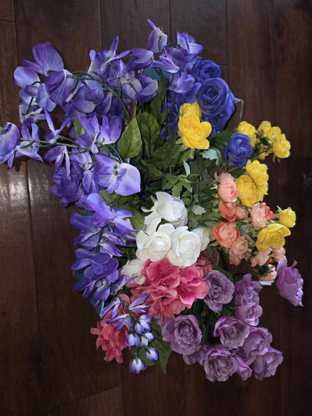 Multicolor Artificial Flowers Assortment
