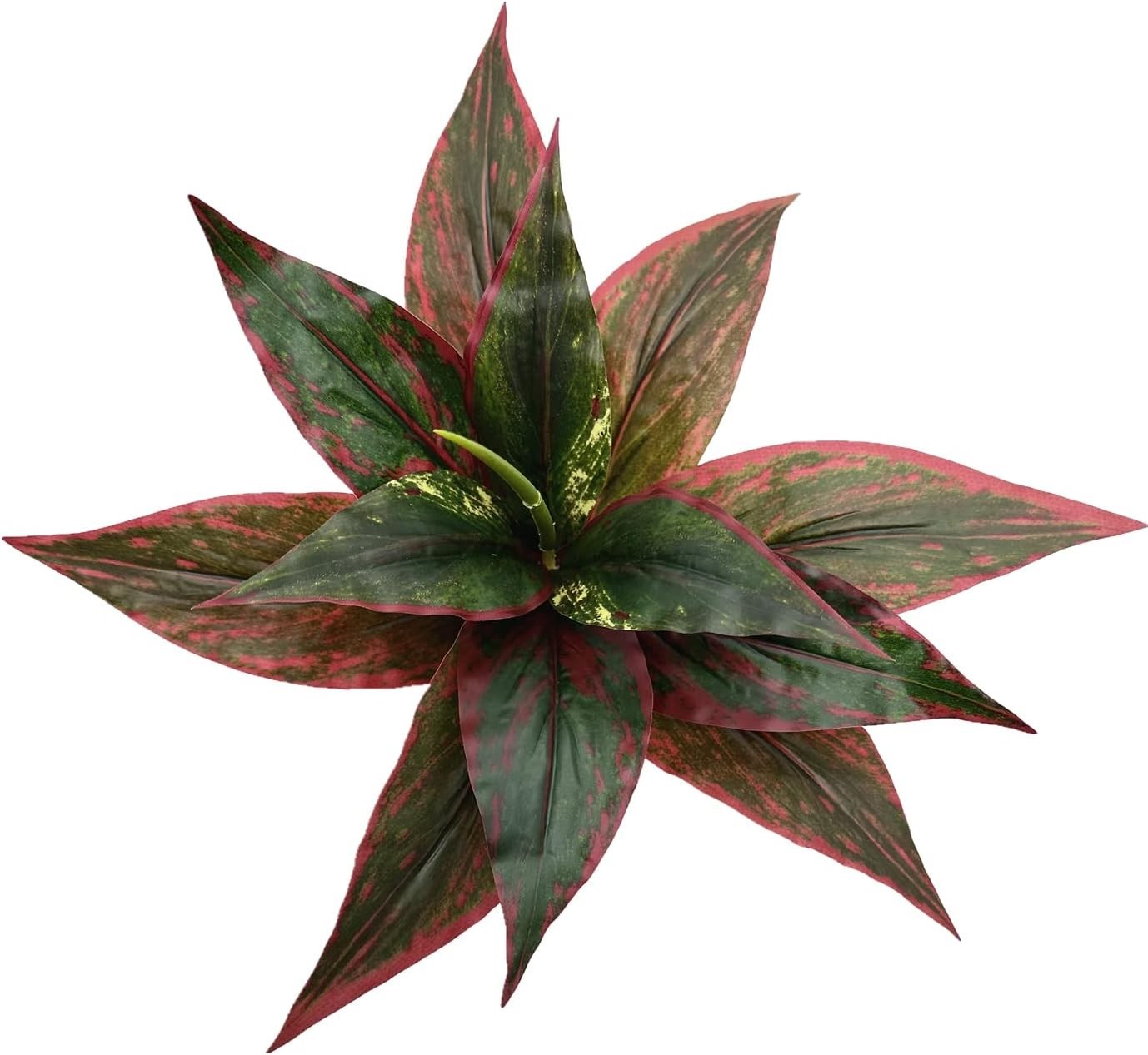Pack of 2 UV Resistant Red Faux Agave Plants – Stylish Indoor/Outdoor Decor