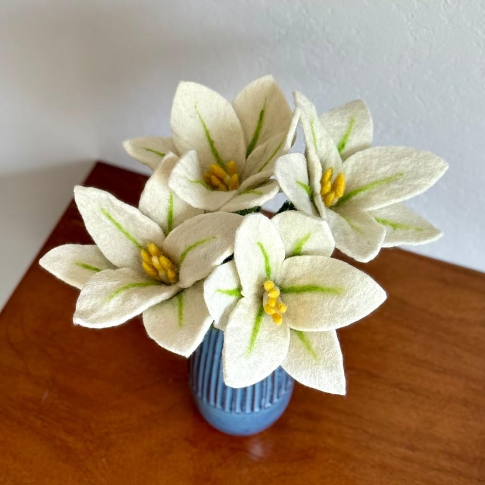 Handmade Felt Flowers for Decoration Felt Flower Bouquets Fall & Holiday Vale…