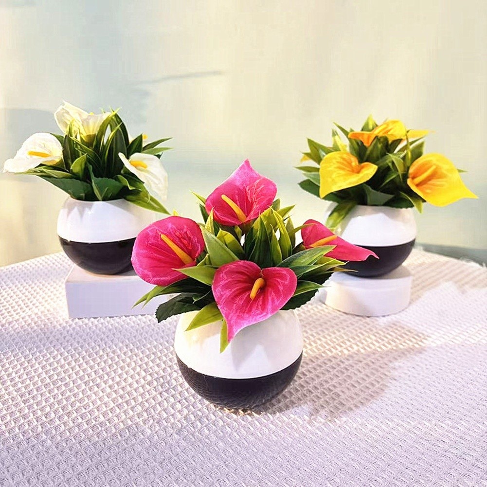 Artificial Calla for lily Simulation Flower for Minimalist Modern Decor Style