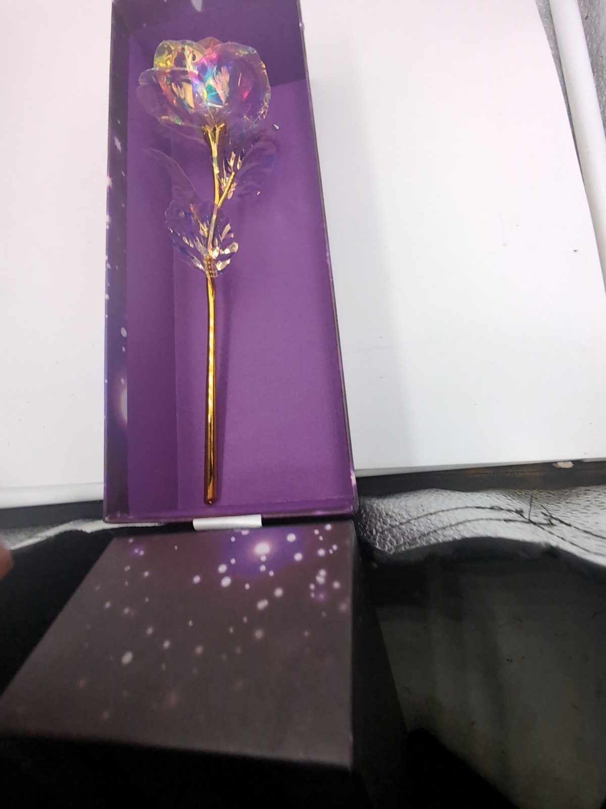 Love 24K Golden Rose For Birthday/Anniversary/Etc With Flashing LED Light
