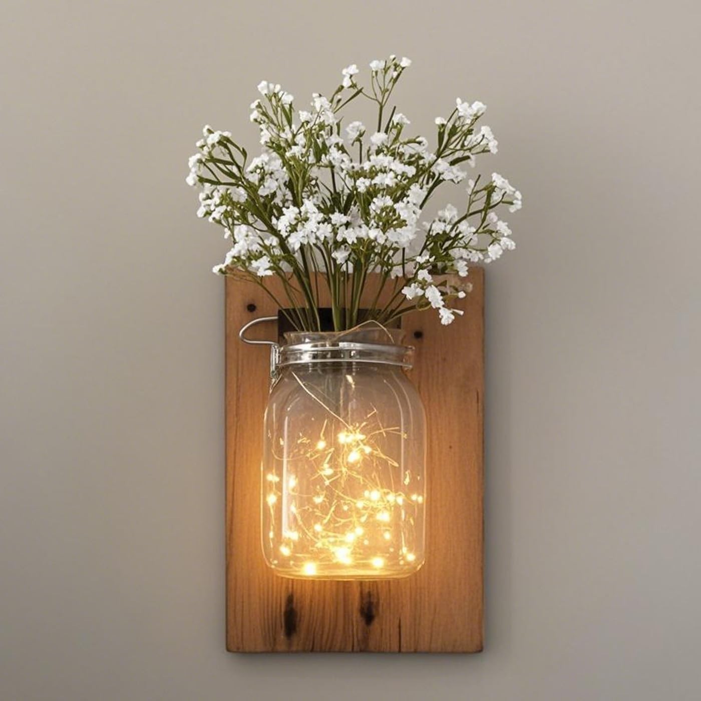 6-Pcs 21” Secure-Stem Realistic Artificial White Babys Breath Gypsophila Flow…