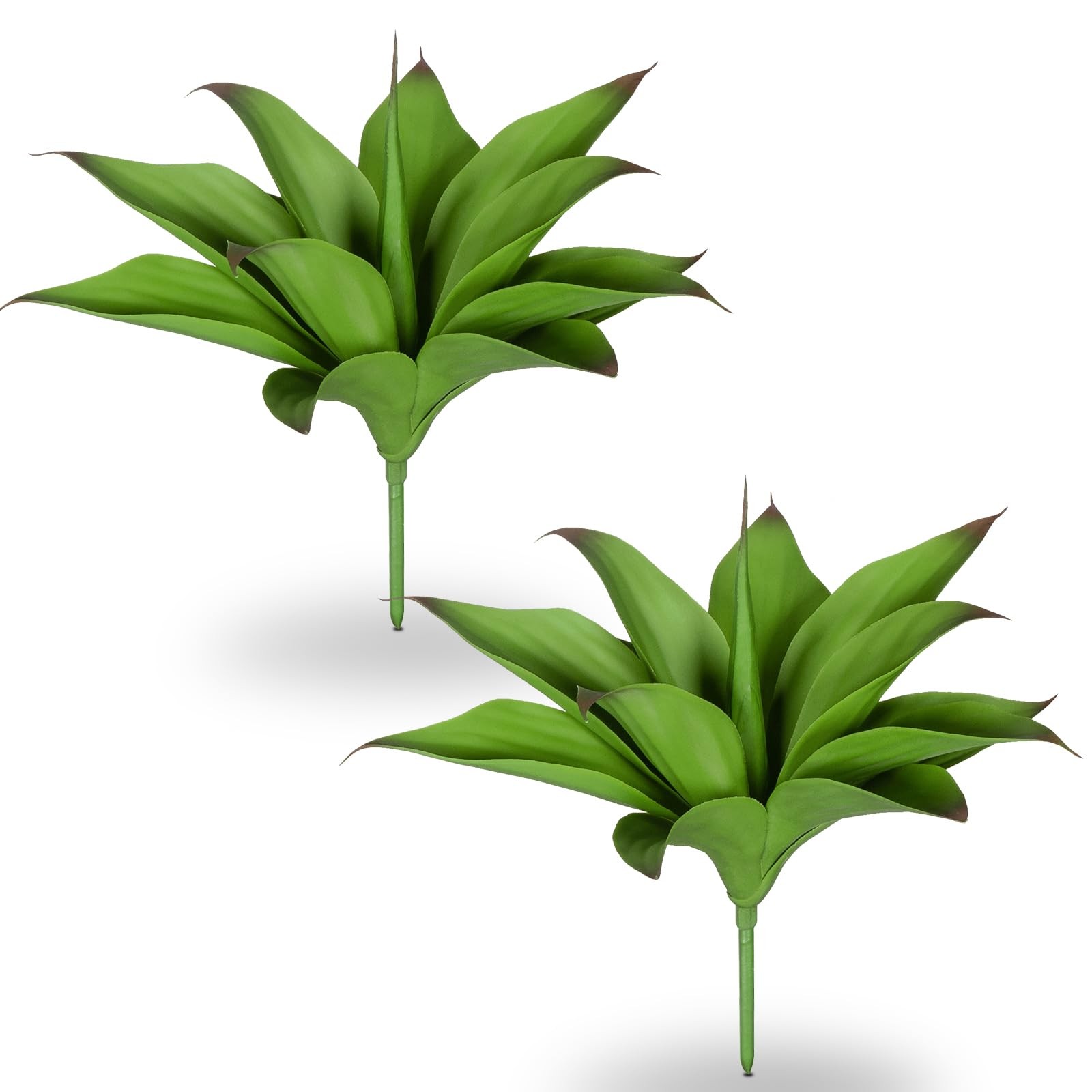 Artificial Agave Plants, UV Resistant Fake Agave Planters for Indoor and Outd…