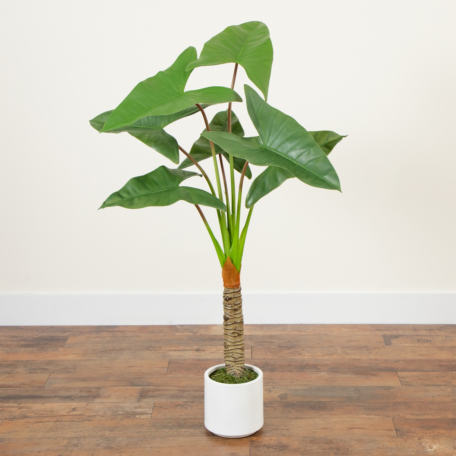 Nearly Natural 4.5ft Artificial Arrowhead Philodendron Decorative Planter