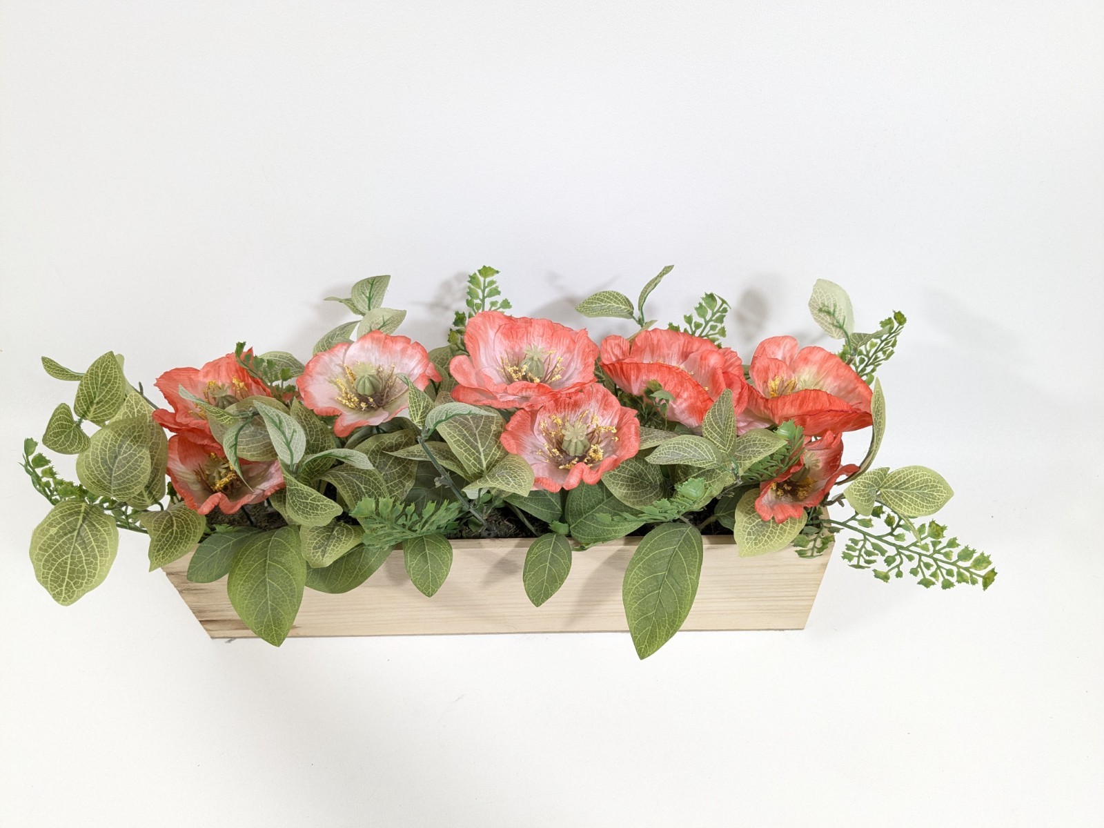 Large Pink Flowers Pretty Artificial Plants Decorations 18.5″ long Great Decor