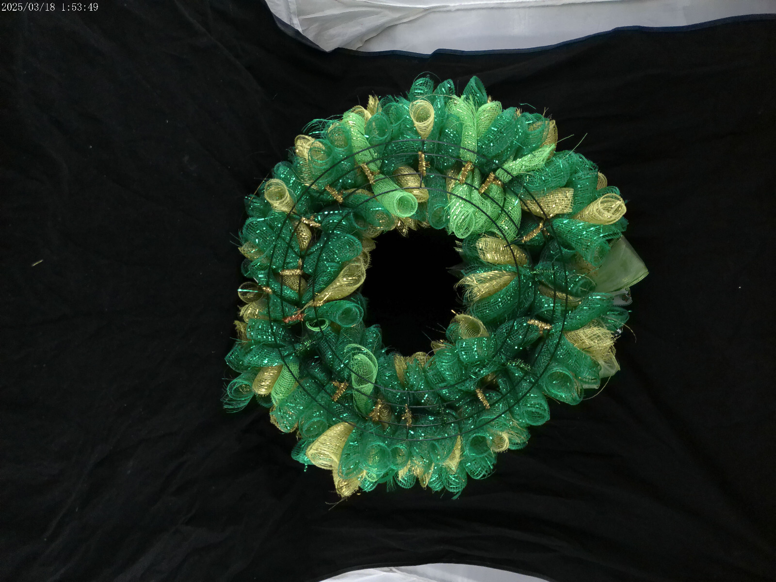 Curly Deco Mesh St. Patrick’s Day Wreath