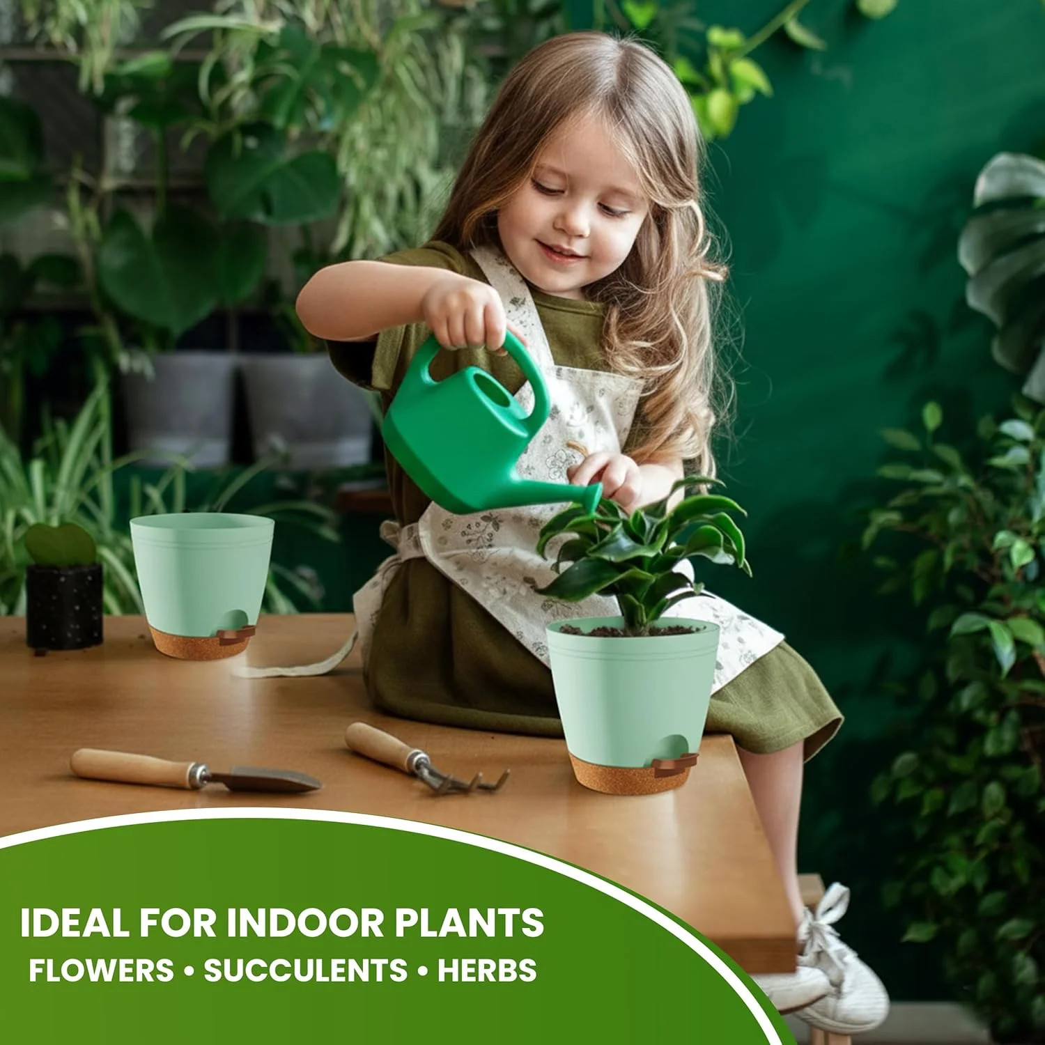 Utopia Home Self Watering Pots for Indoor Plants, Planters for Indoor Plants, Mu
