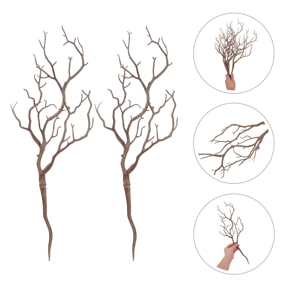 4 Pcs Branch for Vase Decor Decorative Branches Small Artificial