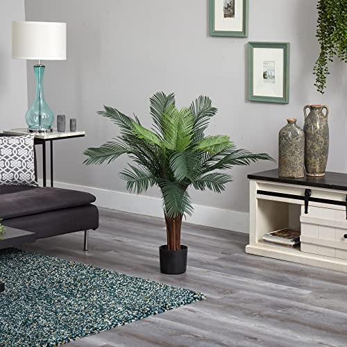 3 ft UV-Resistant Artificial Cycas Tree with Pot | Lush Realistic Palm Tree