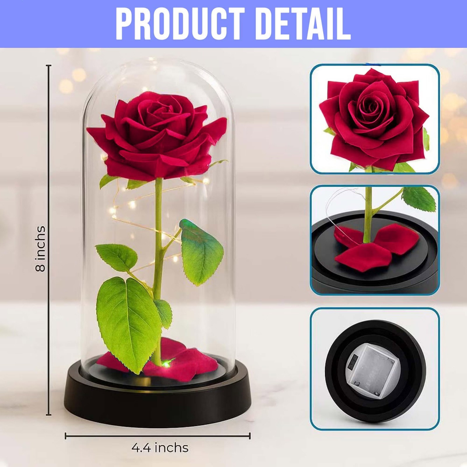 Custom Wedding Rose LED Light Bride & Groom Lamp Mr & Mrs Wedding Gift Decor