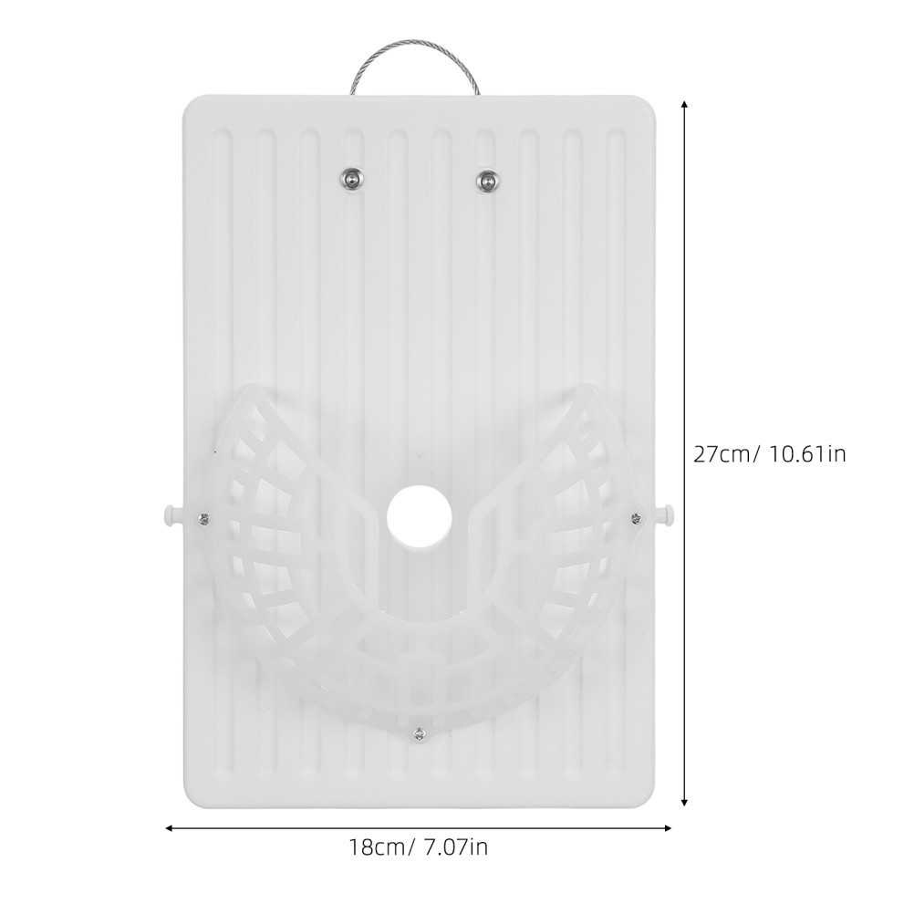 Vertical Plant Wall Board White Plastic Hanging Planter for Home Decor