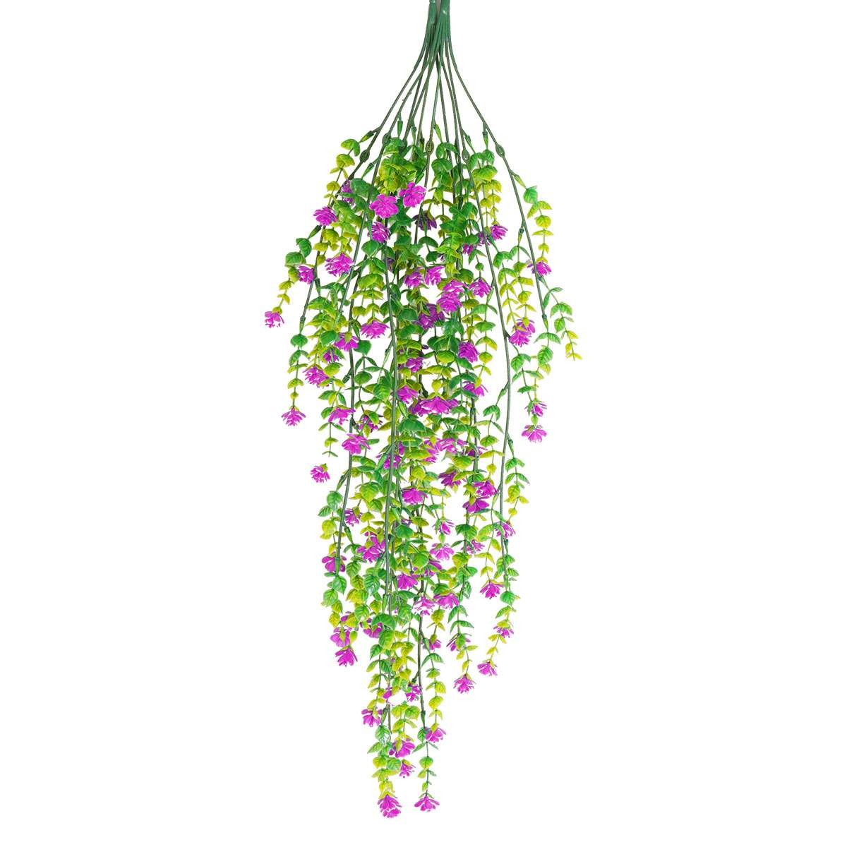 2pc Artificial Hanging Plant Fake Eucalyptus Leaf Vine Home Garden Wedding Decor