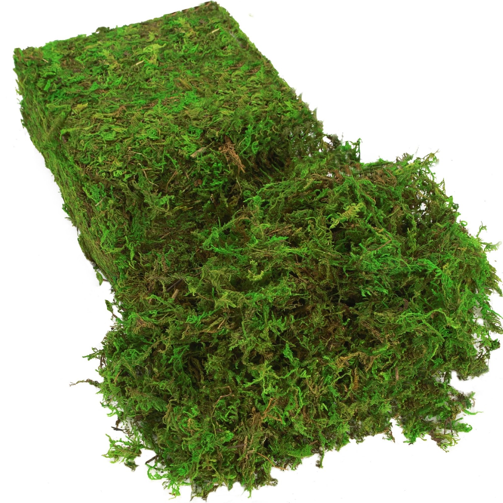 16 OZ Fake Moss For Plants Indoor Green Artificial Faux Fairy Garden Decor