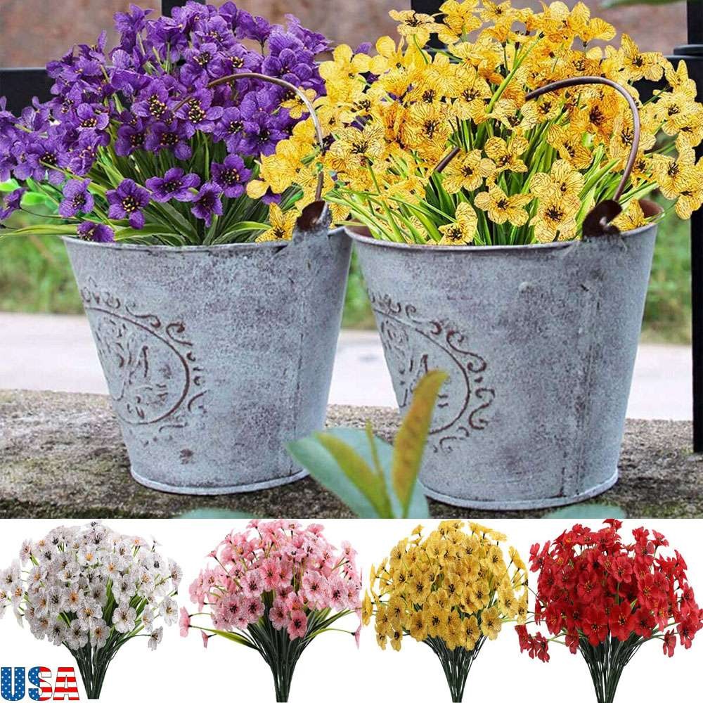 2-10 Bundles Artificial Hydrangea Flowers Silk Bouquet Party Wedding Home Decor