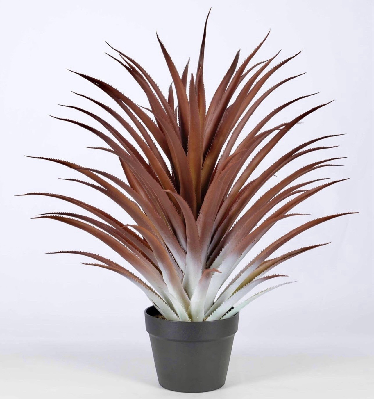 Hyper Realistic Big Red Artificial Aloe Vera Plant 26 Inches Tall. Large Faux…