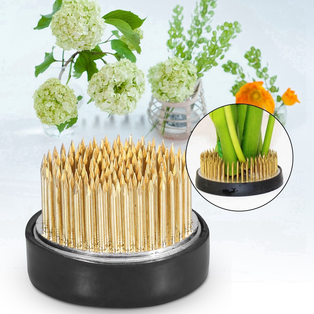 (Dia. 4.6cm)Round Flower Arrangement Pin Ikebana Kenzan Flower Decoration