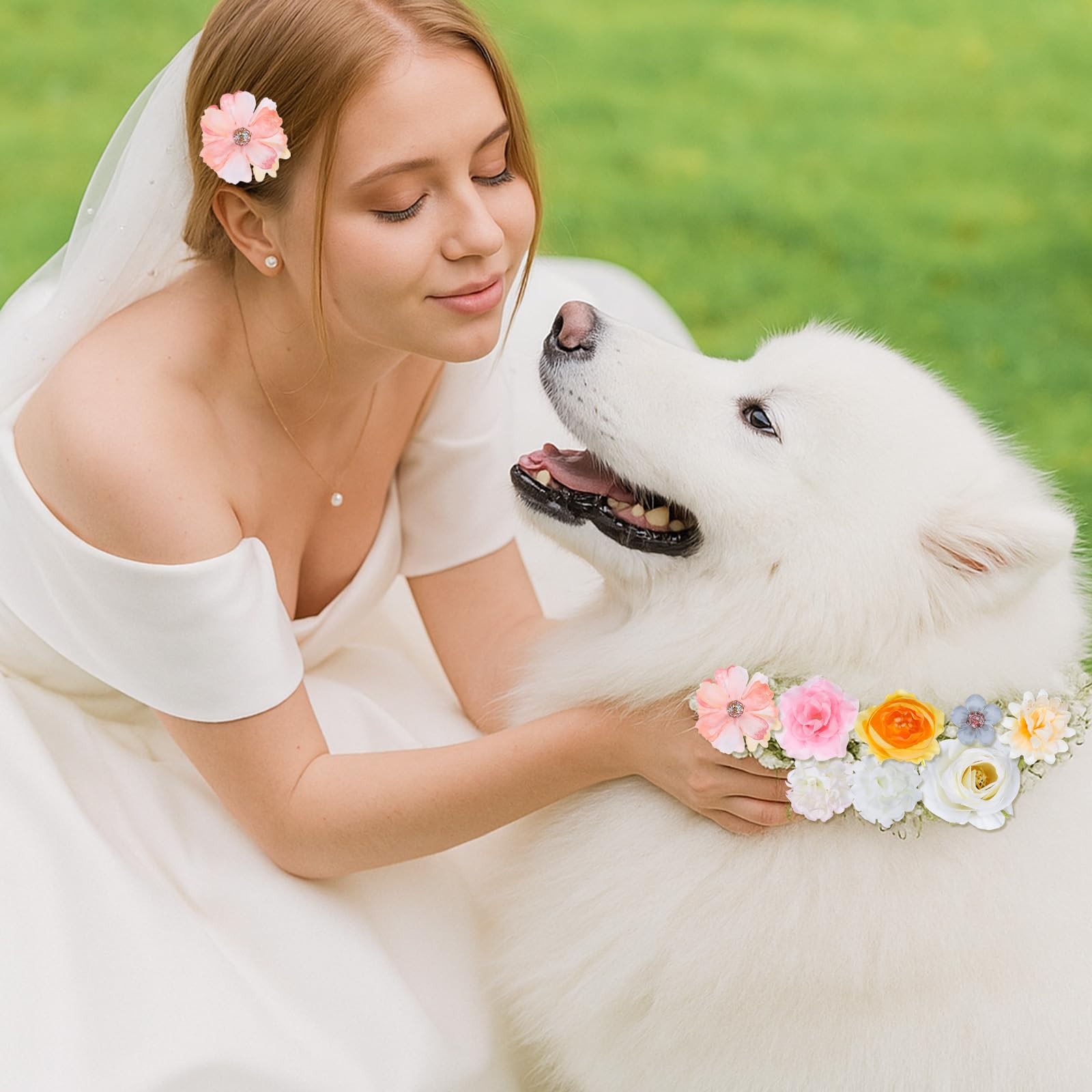 50 PCS Colorful Faux Mini Silk Artificial Fake Flower Heads Wedding Party
