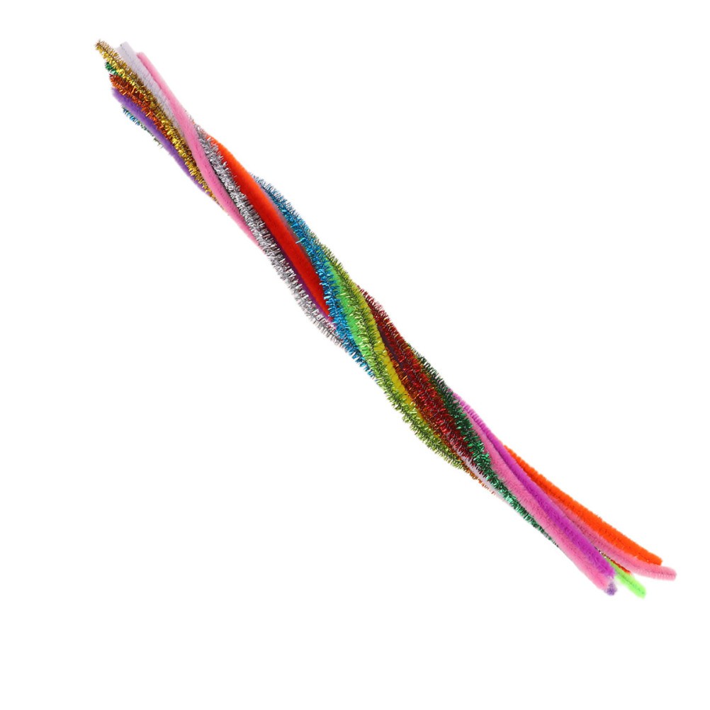 200Pcs Assorted Color Bendable Twisted Bars Creative Building Stick Toy for Kids